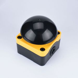 Boîtier d'arrêt d'urgence à commande manuelle et au pied, à réinitialisation autobloquante, étanche IP65, pour station de machines industrielles - Product Image 4