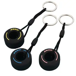 Schlüsselanhänger 3D Mode Cool Reifen Schlüsselanhänger Anhänger individuell weiche PVC-Gummiband Autoschlüssel Tasche Dekoration andere Schlüsselanhänger