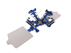 1 Color Screen Printing Machine with Print t Shirt Machine