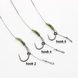 Pêche à la carpe Blow Back Rig Curve Shank X Hooks - Ready Made Blow Back Rigs - Product Image 5