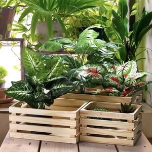 Customized wooden bamboo box and artistic wooden handicraft wooden box