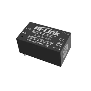 Hi-Link Originele Ac 220V Naar 3W 12V 0.25a Dc Power Module Met Ce Rohs Certificaat HLK-PM12