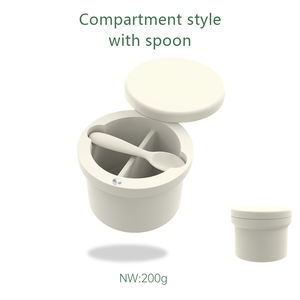 Caja de almacenamiento de especias de bodega de <span class=keywords><strong>sal</strong></span> de silicona de grado alimenticio con tapa giratoria magnética y cuchara tarro de condimento de cocina recipiente de <span class=keywords><strong>sal</strong></span> - Product Image 6