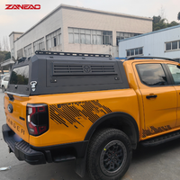 Capot rigide en alliage d'aluminium pour pick-up avec panneaux latéraux MOLLE et porte arrière solide pour Mitsubishi Triton