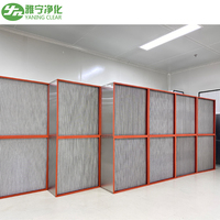 Nuevo Filtro de Aire HEPA H13 H14 de Acero Inoxidable Resistente a Altas Temperaturas, Filtro de Alta Eficiencia para Horno HVAC