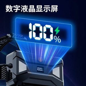 Linterna Frontal LED Recargable de 5W y 2400mAh con Alcance de Más de 500M para Camping, Pesca, Exploración y Reparación de Automóviles - Product Image 4