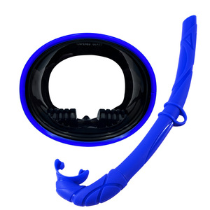 Masque intégral pour adultes, équipement de plongée et de snorkeling, verre trempé de 4,0 mm, étanche, anti-buée, vue large, équipement de pêche en silicone liquide - Product Image 1