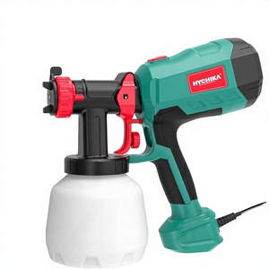 Pistola <span class=keywords><strong>de</strong></span> Pintura Eléctrica sin Aire <span class=keywords><strong>de</strong></span> 600W y 1200ml, HVLP Industrial, 3 Patrones <span class=keywords><strong>de</strong></span> Pulverización, 4 <span class=keywords><strong>Boquillas</strong></span>, 2 Herramientas <span class=keywords><strong>de</strong></span> Limpieza, <span class=keywords><strong>para</strong></span> Bricolaje - Product Image 2