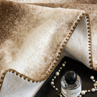 Couverture de lit personnalisable en fibre de polyester tricotée double face, unie, haut de gamme, toutes saisons, 200x230cm, pour maison moderne, en promotion