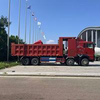 Camion benne Sitrak 8x4 d'occasion, pièces d'origine complètes, châssis stable, moteur puissant, haute puissance, pour le transport logistique et de marchandises