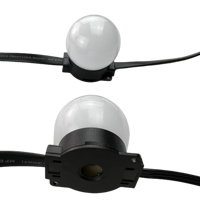30 Pixels/set UCS2904 DC24V Adressable RGBW Pixel Module IP68 50mm Couvercle givré 40mm Base 1.8 W/Pixel(6LED) 18AWG Fil noir