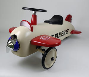 Çocuklar İçin Vintage Metal Uçak Oyuncakları, Çocuk Oyuncak Arabası, Klasik Metal Pedal Arabası - Product Image 3