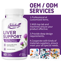 Complément Alimentaire Herbal 28-en-1 au Chardon-Marie pour la Santé du Foie, Marque Privée OEM/ODM, 60 Comprimés pour Adultes