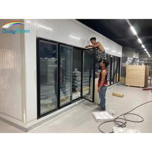 Chambre froide vitrée à 10 portes, combinée réfrigérateur et congélateur, pour exposition et stockage - Product Image 3