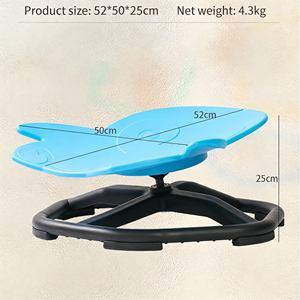 Chaise pivotante sensorielle à rotation silencieuse avec roulements silencieux pour les environnements sensibles au bruit comme les bibliothèques - Product Image 3