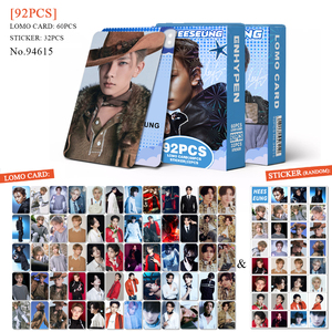 Nuove Carte Lomo Bifacciali ENHYPEN Kpop, Merchandise di Gruppo, Adesivi per Scrapbook Fai-da-Te, Collezione Idol, Carte Decorative ad Alta Definizione - Product Image 1