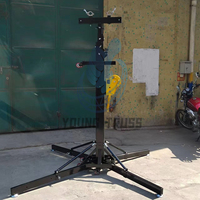 Torre de Iluminación Telescópica con Perno - Torre de Elevación Portátil de Aluminio para Escenarios y Eventos