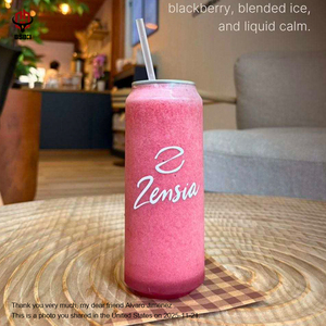 กระป๋องพลาสติกใส BSBH 350 มล. สำหรับเบียร์ ค็อกเทล โซดา กระป๋องพลาสติก PET 500 มล. สำหรับเครื่องดื่ม - Product Image 4