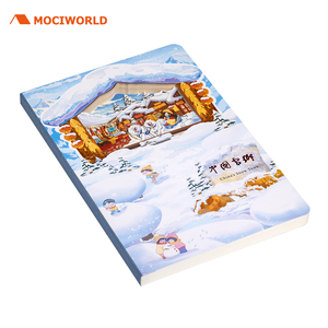 2025 phong cách mới tùy chỉnh băng và tuyết Thế Giới điêu khắc máy tính xách tay giấy bìa sáng tạo notepad Quà Tặng - Product Image 4