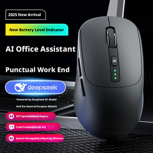 เมาส์เสียงอัจฉริยะ AI ไร้สาย 2.4G สำหรับโหมดคู่ ไฟ RGB ปรับแสงได้ตามหลักสรีรศาสตร์ สำหรับคนถนัดขวา พร้อมไฟแสดงสถานะ รองรับ<span class=keywords><strong>การ</strong></span>แปลภาษาและ <span class=keywords><strong>PPT</strong></span> - Product Image 1