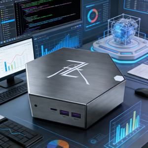 Mini Estación de Trabajo Anbi Plateada, Intel Core Ultra 9, 16 GB de RAM, 512 GB NVMe, para Desarrollo de IA y Computación Científica - Product Image 1