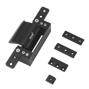 Nhiệm vụ nặng nề che giấu nhôm hồ sơ cửa bản lề có thể điều chỉnh Châu Âu casement Hidden Glass cửa Bạc Cửa Sổ Màu Đen cửa bản lề - Product Image 2