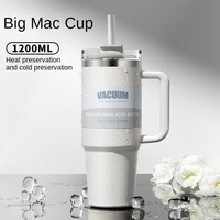 Nouvelle Gourde Isotherme en Acier Inoxydable 2025 Personnalisable, Type Stanley 40Oz Avec Poignée – Tasse de Voyage Chic