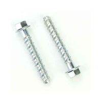 M8 M10 M12 Acier zingué Tête hexagonale Ciment Vis Ancrages pour béton Maçonnerie pour blocs et briques Applications