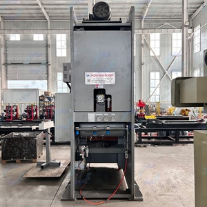 Machine de formage de barrières de sécurité en forme de W à grande vitesse, moteur et boîte de vitesses automatiques, revêtement en poudre et galvanisation à chaud - Product Image 2