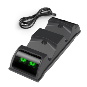 Base de carga dual del controlador inalámbrico para <span class=keywords><strong>Ps4</strong></span>/Pro/Slim Game <span class=keywords><strong>Controller</strong></span> Soporte de carga Base de cargador LED - Product Image 2