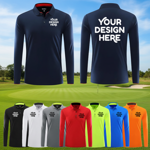 DOVEARK High-End Summer Grade Brand Quick Dry 180g 100%Polyester Custom Logo Solid Printed Knitted Men's Outdoor Thin Polo Shirt