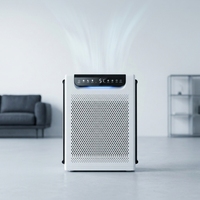 Purificateur d'air intelligent pour bureau, haute performance, avec contrôle par application WiFi, pour une grande surface de 400 pieds carrés
