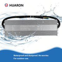 Controlador LED HUARON HRGW IP67 AC-DC, Totalmente Impermeable y a Prueba de Polvo, Carcasa de Aluminio, Silicona Resistente a Salpicaduras de Agua, 1m de Resistencia al Agua