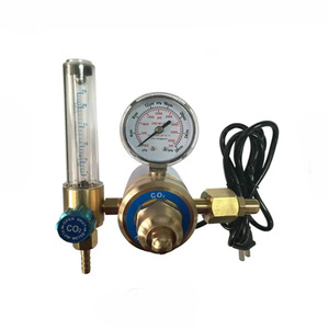 Réducteur de pression de CO2 GH-120 36V 110V 220V, débitmètre de chauffage électrique pour soudage blindé G5/8 - Product Image 1