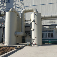 Torre de Tratamiento de Gases Residuales de Polipropileno (PP) con 95% de Eficiencia de Purificación, Maquinaria Ambiental para Eliminación de Gases Industriales