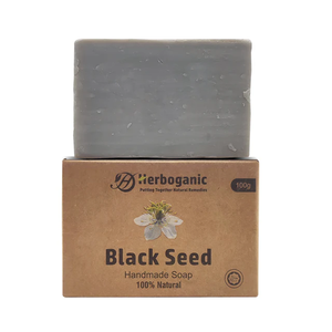 Savon à l'huile de graines noires Artisan sans produits chimiques, nettoyant doux au beurre de karité et huiles essentielles - Product Image 1