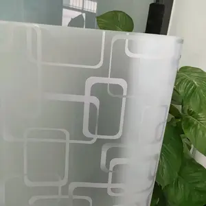 Película DE VENTANA DE PRIVACIDAD esmerilada con Control de calor protección UV pegamento extraíble adhesivo pegatinas de vidrio reutilizables que cubren