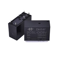 DH14F-2CSL-DC12V relais relais de puissance 20A industriel 5V 24V 48V PCB 6 broches 8 broches relais de contrôle 2 forme A B C