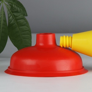Desatascador de inodoros de alta presión con succión de aire, cinta de acero TPR, cabezal pequeño, para cocina, un solo disparo, desatascador de tuberías, modelo 829 - Product Image 3