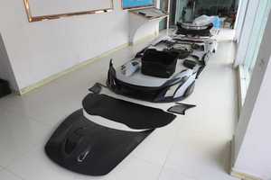 Kits de fibra de carbono seca de alta calidad 675LT para McLaren 650S estilo de diseño deportivo que incluye parachoques labio falda lateral ala capó - Product Image 3