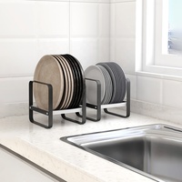 Armoire de comptoir en métal planche à découper bol couvercle de pot casserole assiette support de rangement organisateur étagère support pour la cuisine