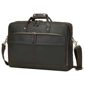 <span class=keywords><strong>Valigetta</strong></span> in Pelle Crazy Horse Personalizzabile per <span class=keywords><strong>Uomo</strong></span>, Borsa OEM in Vera Pelle Morbida per Viaggi d'Affari <span class=keywords><strong>con</strong></span> Tasca Porta Accessori - Product Image 1