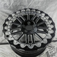 Roda Beadlock Forged 5x100 5x114 5x112 5x115 5x120 5x127 5x130 5x139.7 6x139.7 untuk Mustang Camaro GTR Civic BRZ Supra Charger