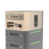 Système de stockage d'énergie domestique empilable 1-5 kWh, station d'alimentation extensible empilable 30 kW 60 kW pour appartement, système de stockage d'énergie UPS