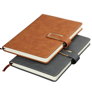 Agenda en cuir PU de style tissu, imprimé sur mesure, design classique, pour affaires, carnet de notes et planificateur - Product Image 3