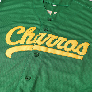 Bouton personnalisé maillot de baseball uniformes sportifs respirant 100% polyester antibactérien équipe nom numéro chemises de baseball Plus - Product Image 4