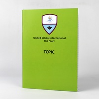 Cahier d'exercices de mathématiques à couverture souple A5, reliure parfaite, cahier de mathématiques pour étudiants, impression de logo personnalisée OEM ODM