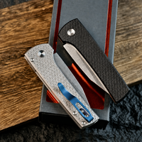 Couteau pliant RCS1101 en acier 8Cr13MoV, manche en alliage d'aluminium, couteau de poche tactique léger, outil de survie en camping, EDC