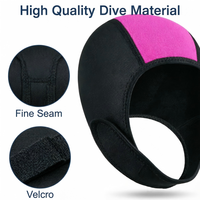 Bonnet de plongée et de surf en néoprène de 2,5 mm avec sangle sous le menton, extensible, pour la natation, le surf et les sports nautiques, personnalisable OEM/ODM