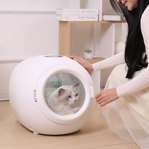 Asciugatrice per Animali Domestici 110V, Box Asciugatura per Cani e Gatti, Asciugacapelli Silenzioso a Temperatura Costante con Protezione dal Surriscaldamento - Product Image 1